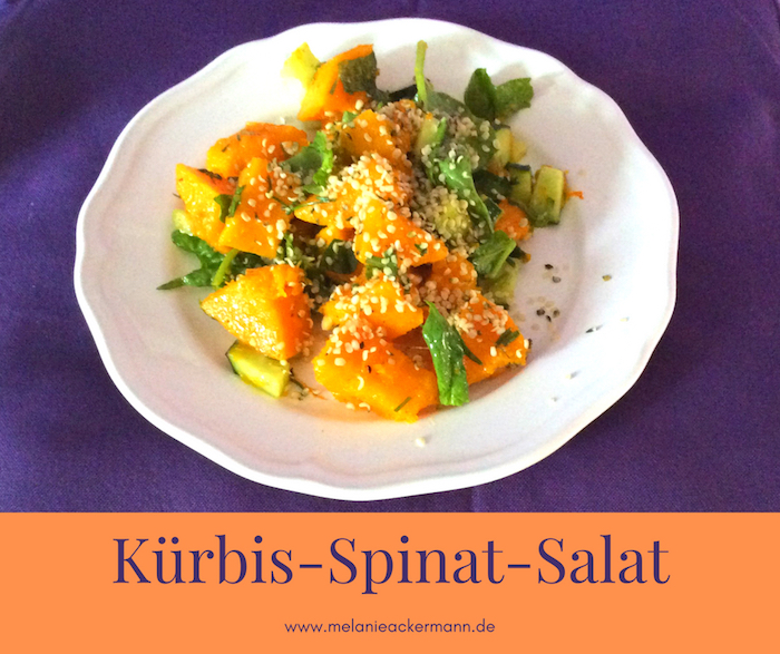 Kürbis-Spinat-Salat
